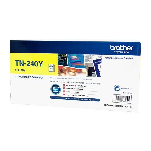 Picture of Brother TN240 Yellow Toner Cart