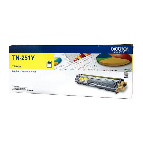 Picture of Brother TN251 Yellow Toner Cart