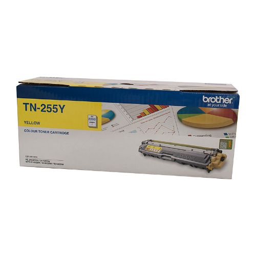Picture of Brother TN255 Yellow Toner Cart