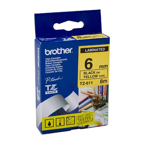 Picture of Brother TZe611 Labelling Tape