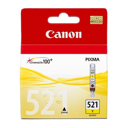 Picture of Canon CLI521 Yellow Ink Cart