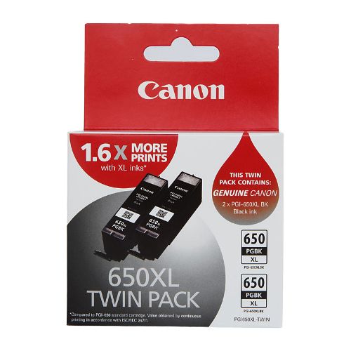 Picture of Canon PGI650XL Black Ink Twin Pk