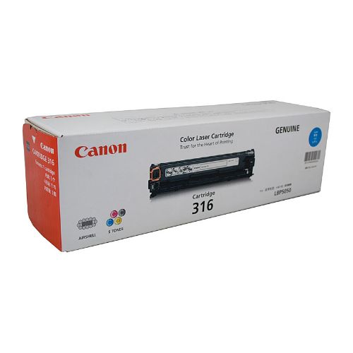 Picture of Canon CART316 Cyan Toner