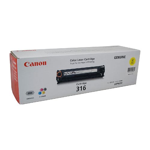 Picture of Canon CART316 Yellow Toner