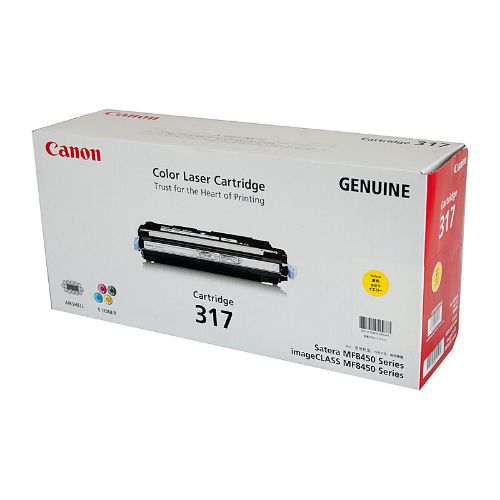 Picture of Canon CART317 Yellow Toner