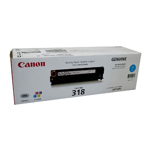 Picture of Canon CART318 Cyan Toner