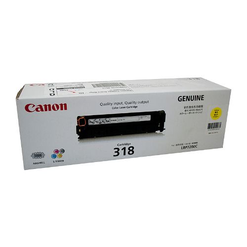 Picture of Canon CART318 Yellow Toner