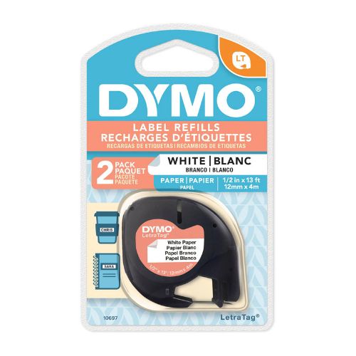 Picture of Dymo LT Paper 12mm x 4m Wh 2pk