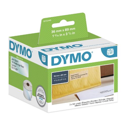 Picture of Dymo LW 36mm x 89mm Clear