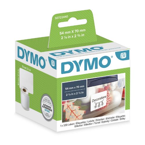 Picture of Dymo LW MP Label 54mm x 70mm