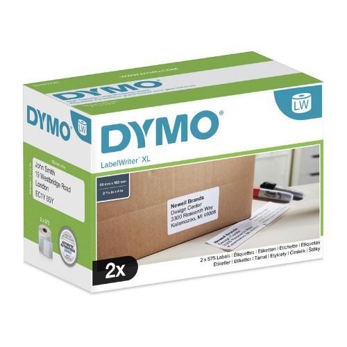 Picture of Dymo LW 102mm x 59mm White x2