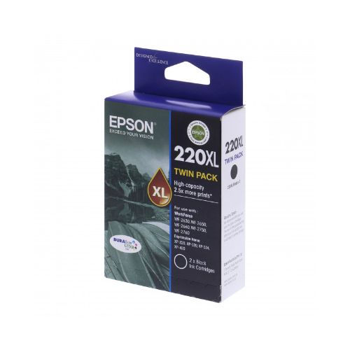 Picture of Epson 220XL Black Twin Pack