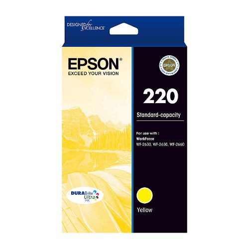 Picture of Epson 220 Yellow Ink Cart