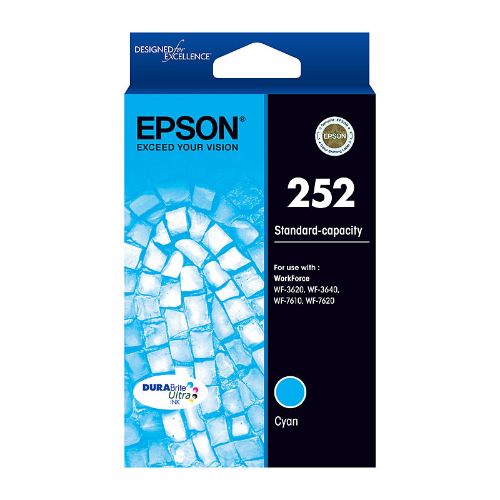 Picture of Epson 252 Cyan Ink Cart