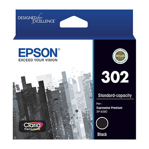 Picture of Epson 302 Black Ink Cart