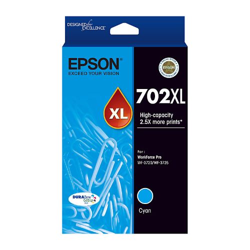 Picture of Epson 702XL Cyan Ink Cart