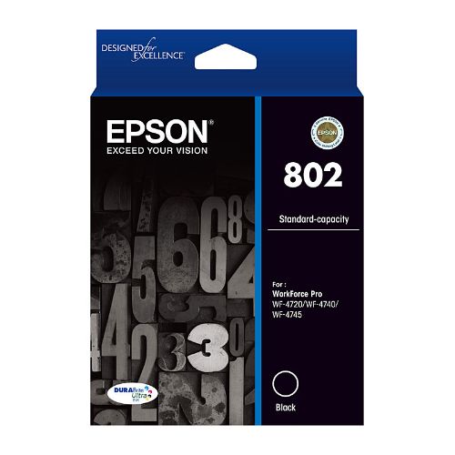 Picture of Epson 802 Black Ink Cart