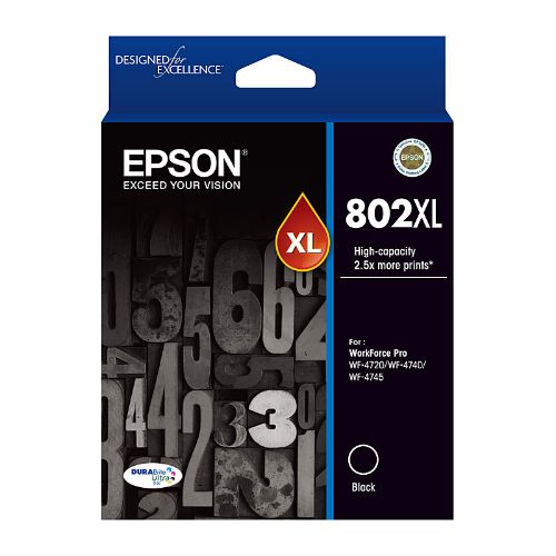 Picture of Epson 802XL Black Ink Cart