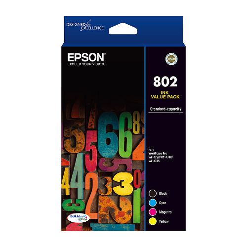 Picture of Epson 802 CMYK Colour Pack