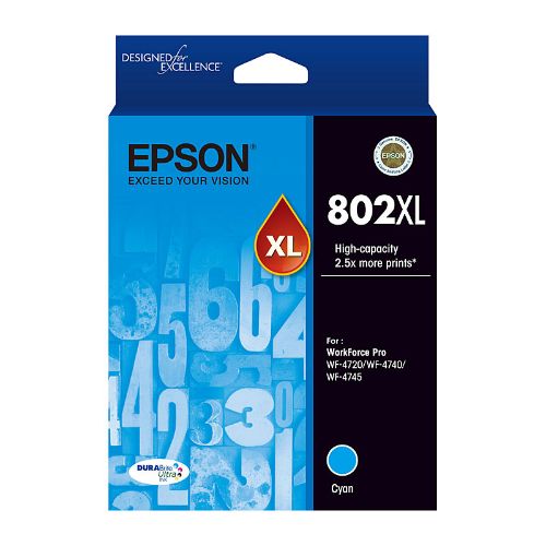 Picture of Epson 802XL Cyan Ink Cart