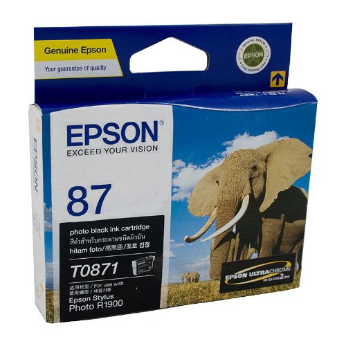 Picture of Epson T0871 Ph Black Ink Cart