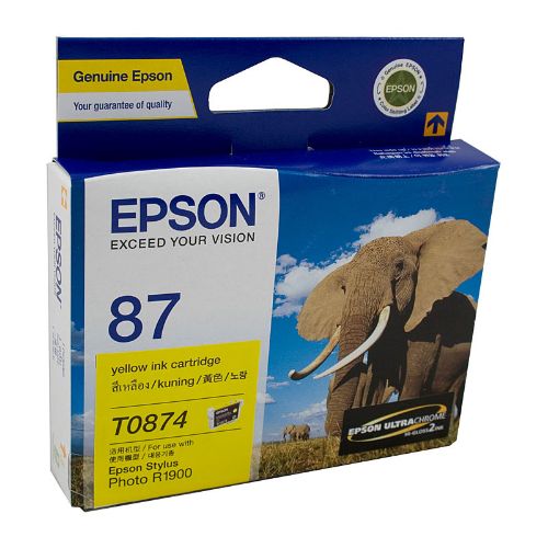 Picture of Epson T0874 Yellow Ink Cart