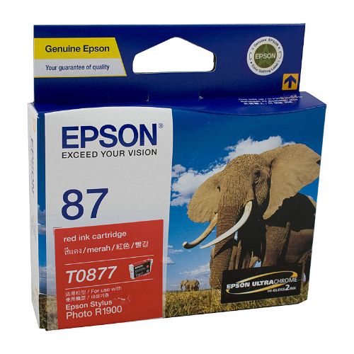 Picture of Epson T0877 Red Ink Cart