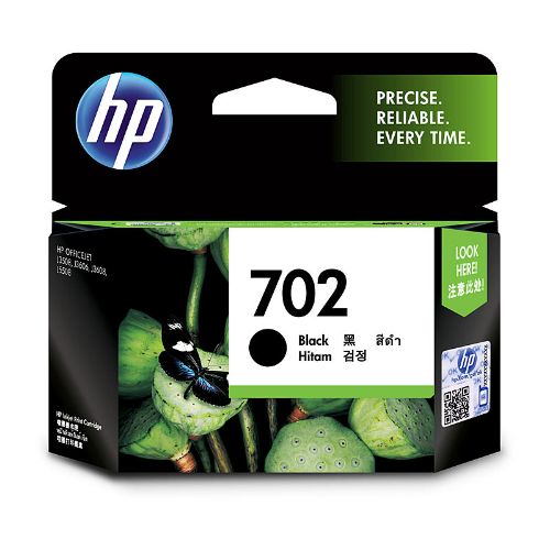 Picture of HP#702 Black Ink Cart  CC660AA