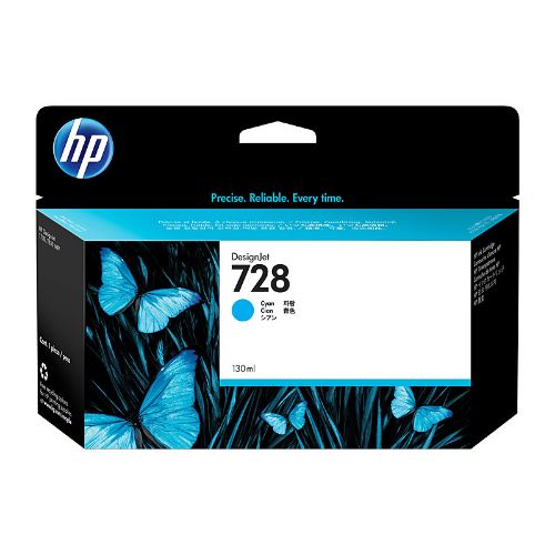 Picture of HP #728 130ml Cyan Ink F9J67A