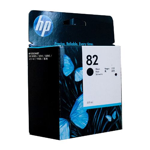 Picture of HP #82 Black Ink Cart CH565A