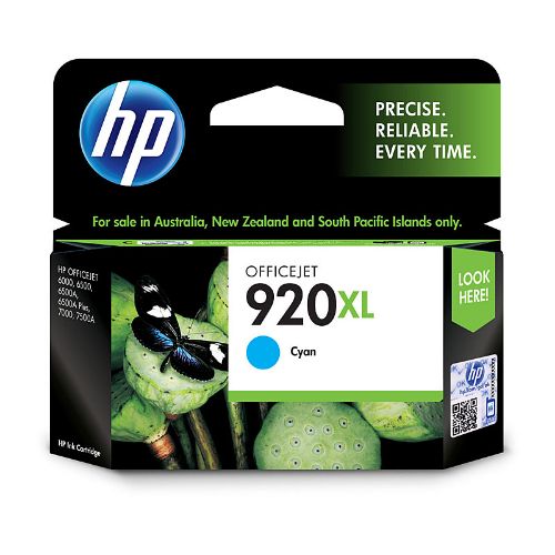 Picture of HP #920 Cyan XL Ink CD972AA