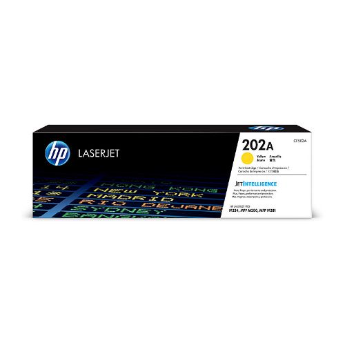 Picture of HP #202A Yellow Toner CF502A