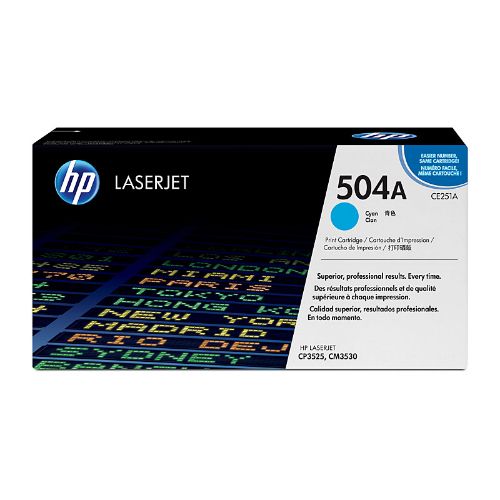 Picture of HP #504A Cyan Toner CE251A