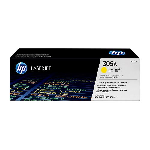 Picture of HP #305A Yellow Toner CE412A