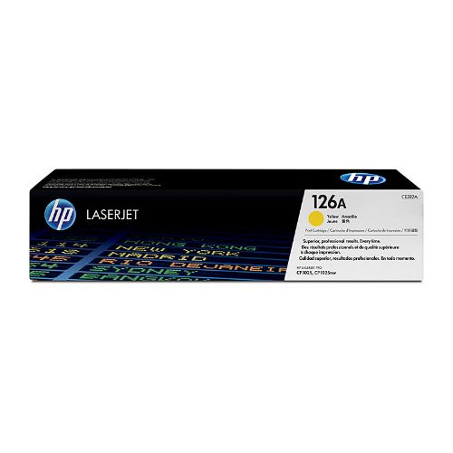 Picture of HP #126A Yellow Toner CE312A