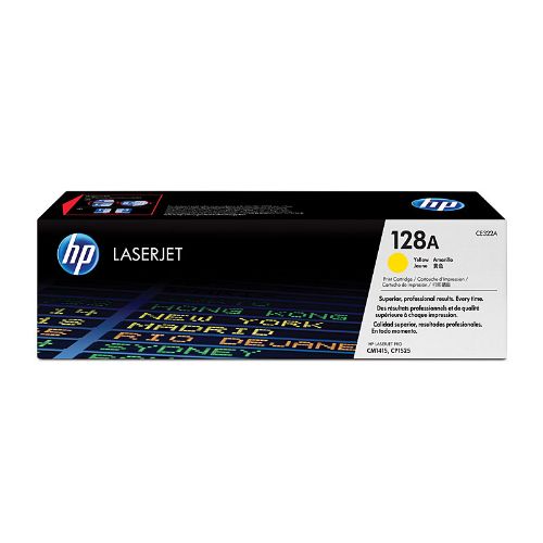 Picture of HP #128A Yellow Toner CE322A