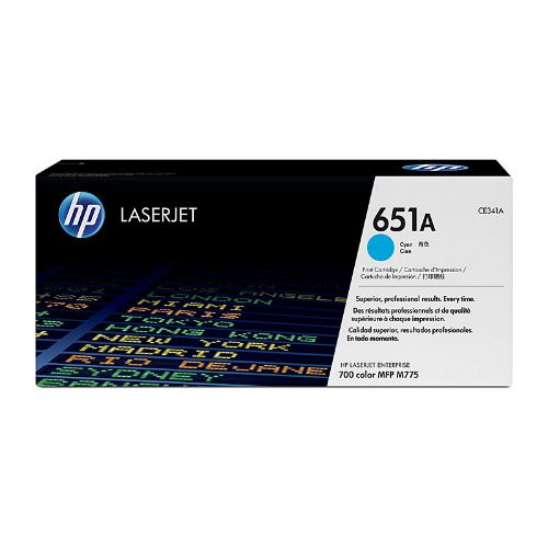 Picture of HP #651A Cyan Toner CE341A