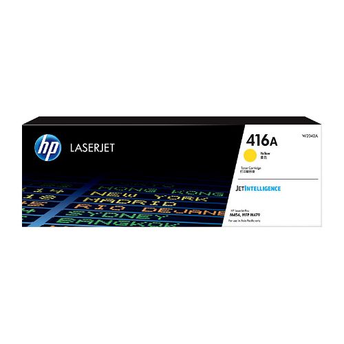 Picture of HP #416A Yellow Toner W2042A