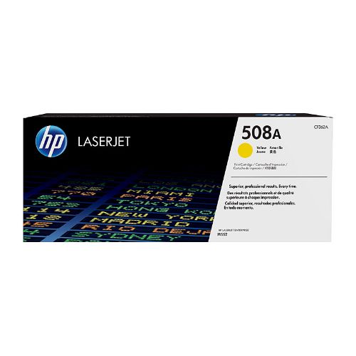 Picture of HP #508A Yellow Toner CF362A