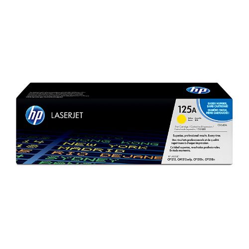 Picture of HP #125A Yellow Toner CB542A