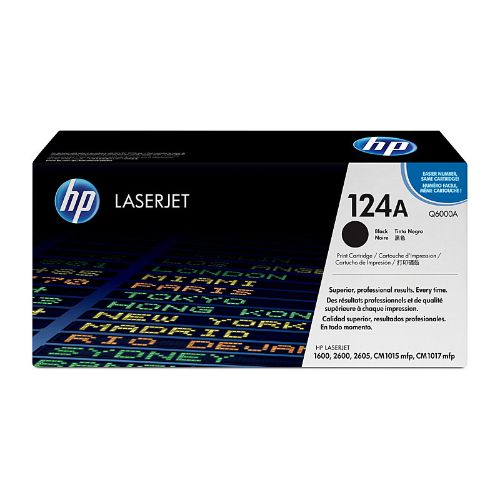 Picture of HP #124A Black Toner Q6000A