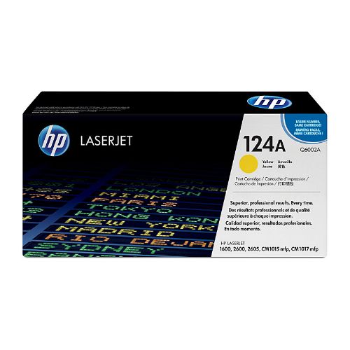 Picture of HP #124A Yellow Toner Q6002A