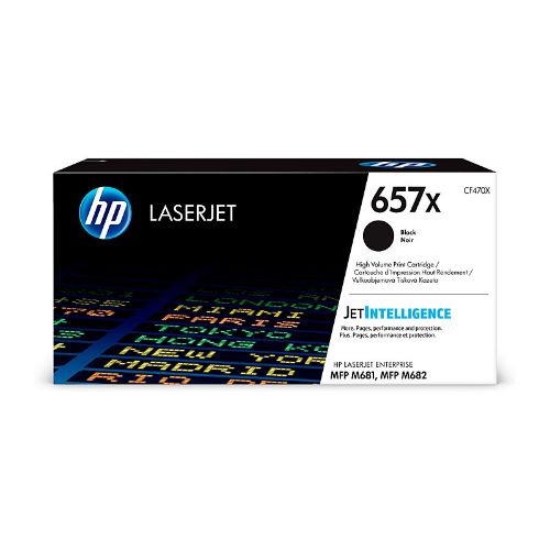 Picture of HP #657X  Black Toner CF470X