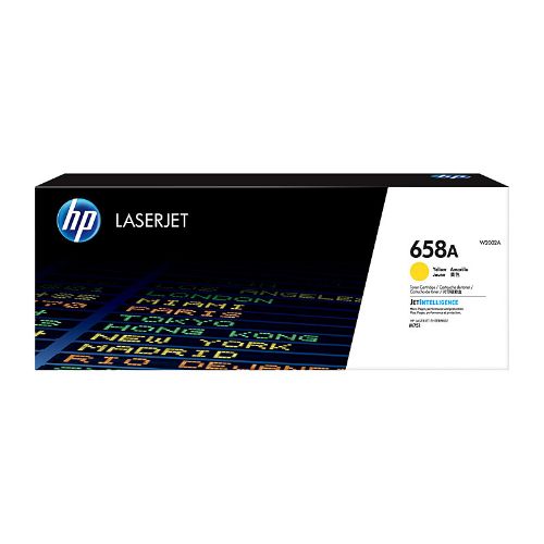 Picture of HP #658A Yellow Toner W2002A