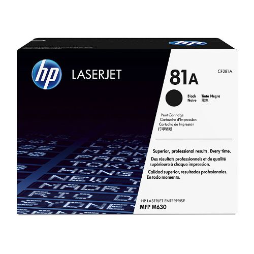 Picture of HP #81A Black Toner CF281A