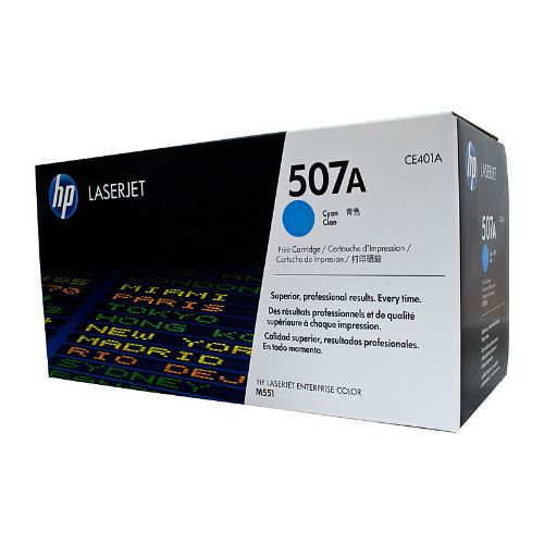 Picture of HP #507A Cyan Toner CE401A