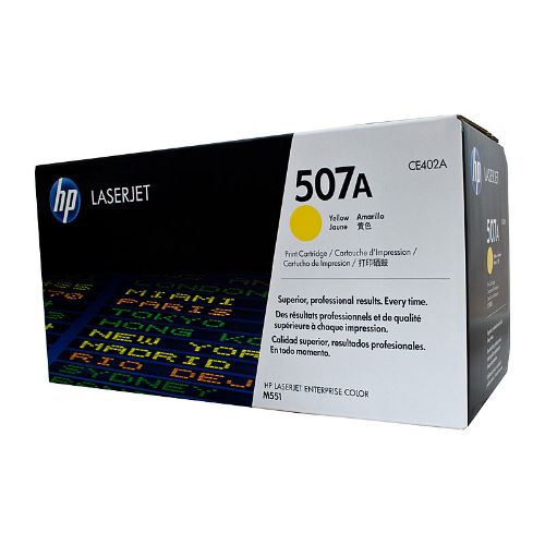 Picture of HP #507A Yellow Toner CE402A