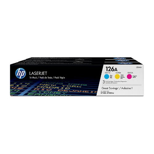 Picture of HP #126A CMY Toner Tri Pack