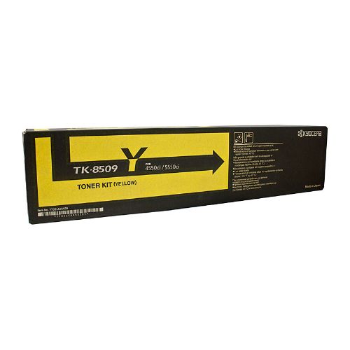 Picture of Kyocera TK8509Y Yellow Toner