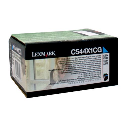 Picture of Lexm C544X1CG Cyan Toner